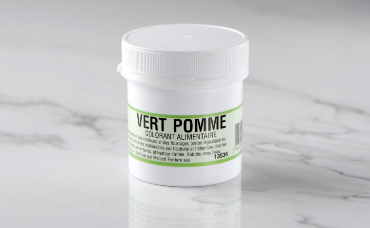 Colorant alimentaire en poudre Vert Pomme 20gr