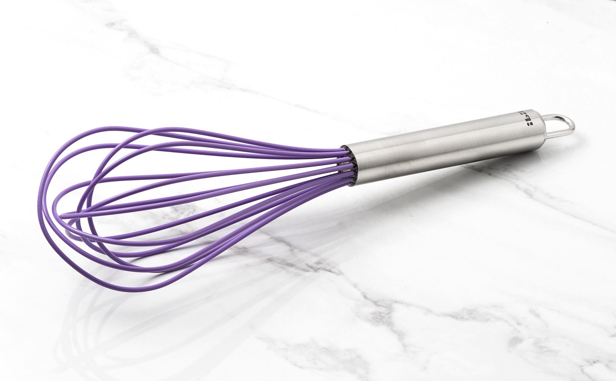 Acheter fouet silicone manche acier - Matériel de cuisine professionnel  Long 25cm