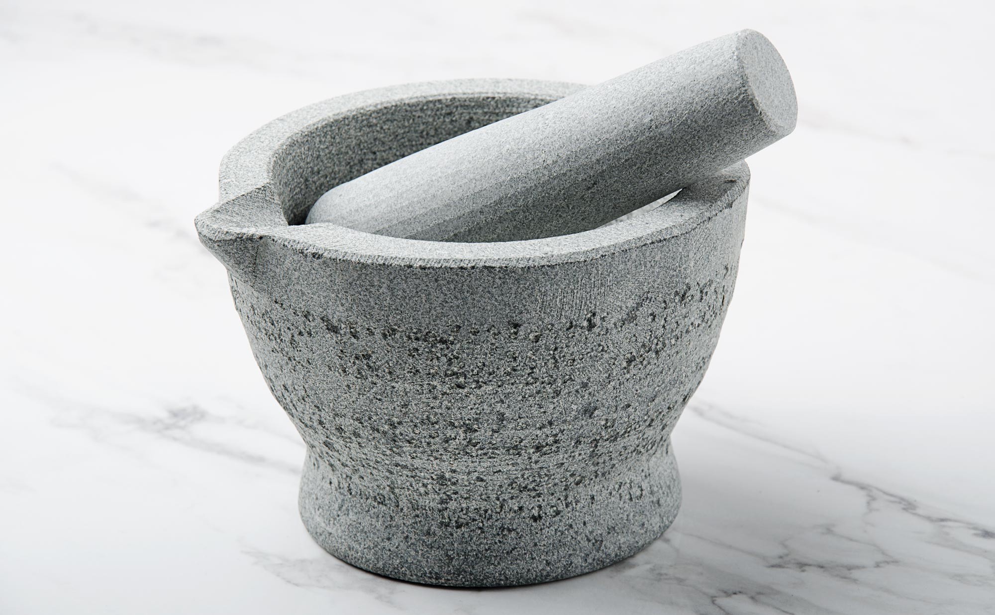 Mortier et pilon en granite - Colichef