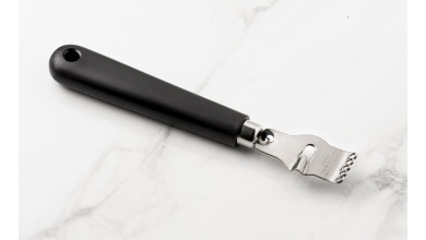 Canneleur zester for left-handed