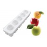 Silicone apple fruit, cherry and peach Silikomart professional mould