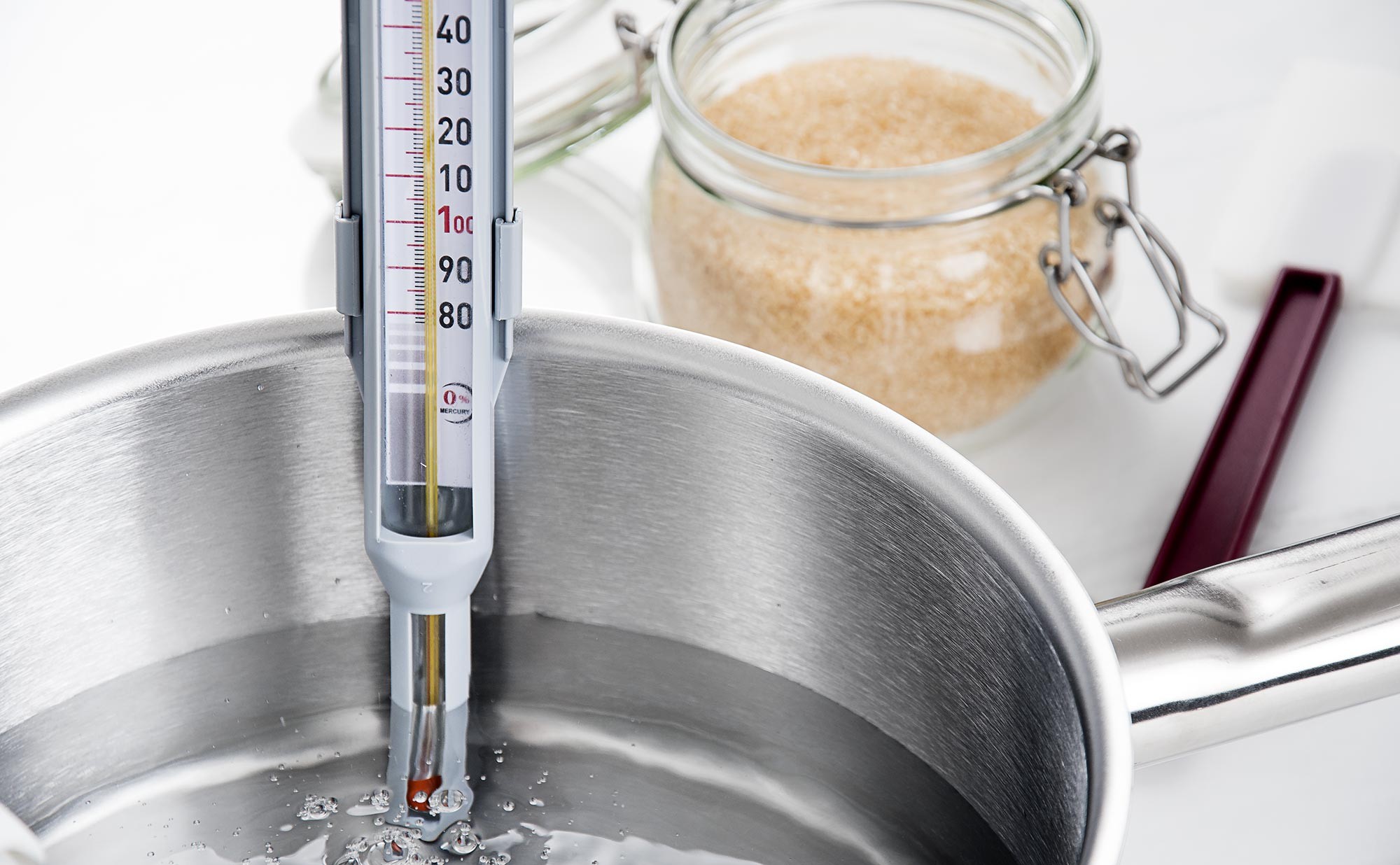Thermomètre à sucre fait maison pour la cuisson de bonbons ou de confiture,  la friture et l'utilisation générale de la cuisine