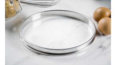 Cercle inox à tarte - Diamètre 20 cm