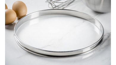 Cercle inox à tarte - Diamètre 26 cm