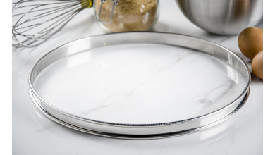 Cercle inox à tarte - Diamètre 30 cm