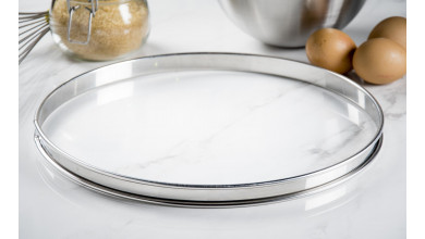 Cercle inox à tarte - Diamètre 32 cm