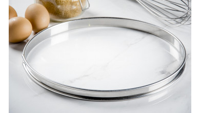 Cercle inox à tarte - Diamètre 28 cm