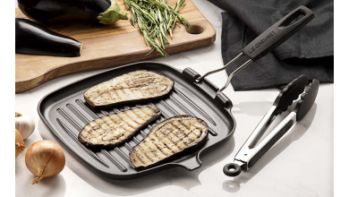 Grill carré 24 cm avec poignée Le Creuset