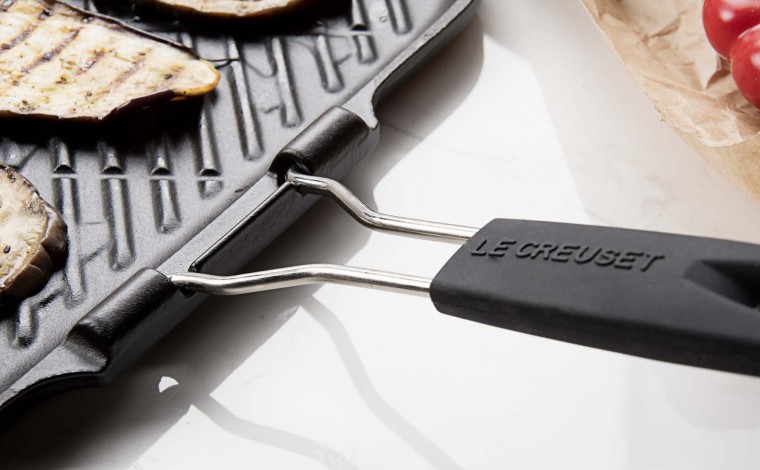Grill rectangulaire 36x20cm avec poignée Le Creuset