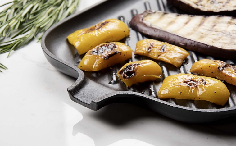 Grill rectangulaire 36x20cm avec poignée Le Creuset