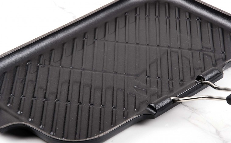 Grill rectangulaire 36x20cm avec poignée Le Creuset