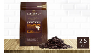 Chocolat noir Madagascar 67,4% pistoles 2,5 kg