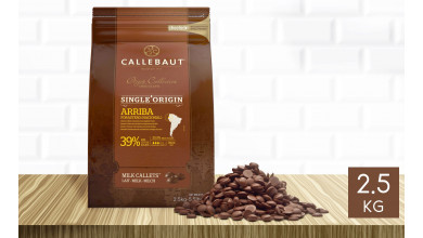 Chocolat au lait Arriba 39% pistoles 2,5 kg