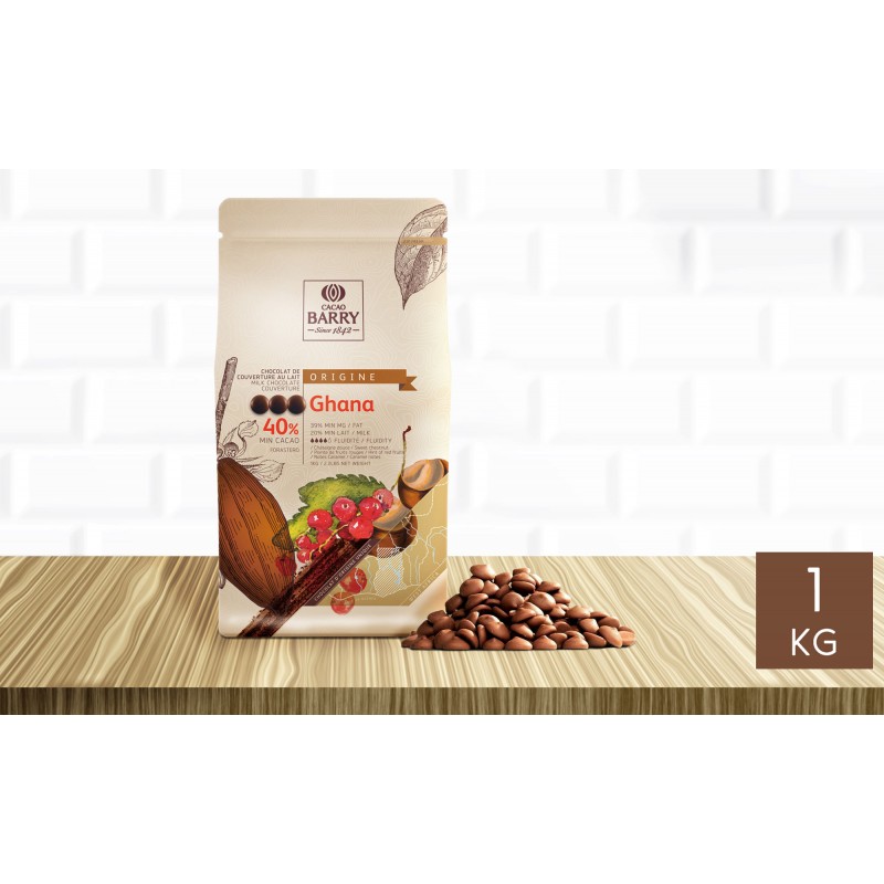 Ghana Cacao Barry milk blanket chocolate Colichef