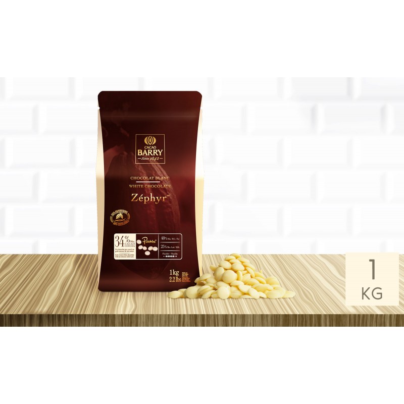Zephyr Cacao Barry White Chocolate Colichef