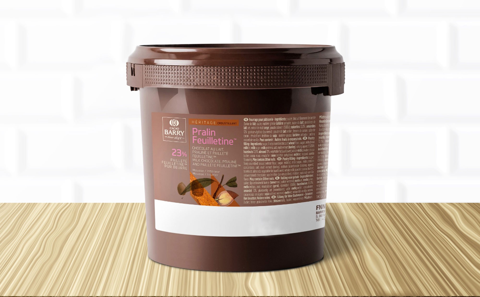 Pralin feuilletine 1kg Cacao barry - Colichef