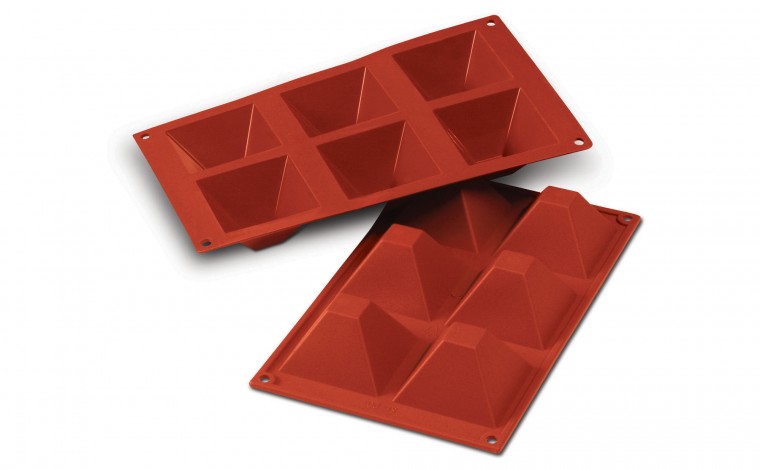 Moule silicone 6 pyramides