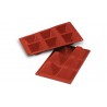 Silicone mold 6 pyramids