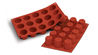 Moule silicone 15 mini cannelés Bordelais