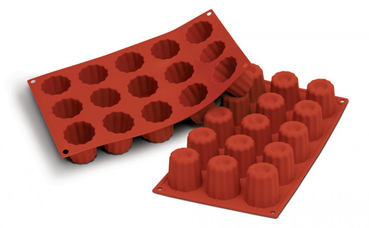 Moule silicone 15 mini cannelés Bordelais