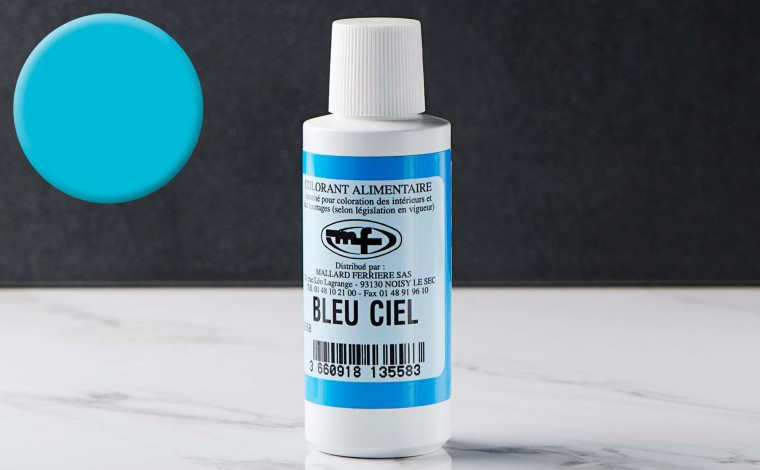 Colorant alimentaire liquide Bleu ciel 100ml