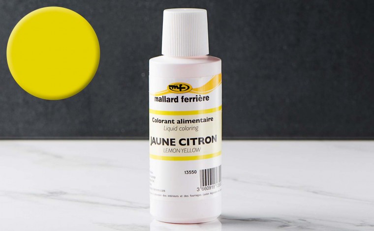 Colorant alimentaire liquide Jaune citron 100ml