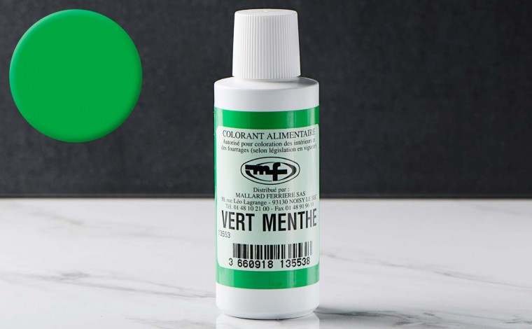 Colorant alimentaire liquide Vert Menthe 100ml