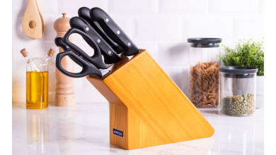 Knife block (4 knives - scissors)