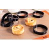Exoglass pie circles (x6) - 10 cm diameter
