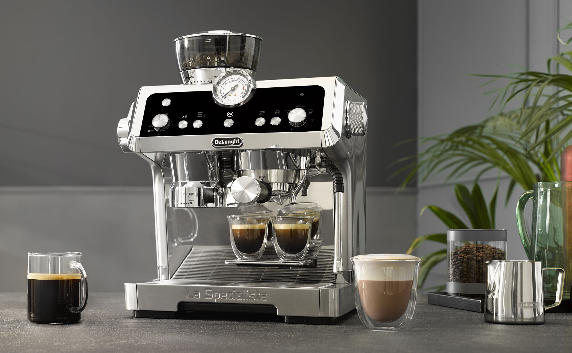 MACHINE ESPRESSO DELONGHI DINAMICA PLUS TITANIUM ECAM 370.95