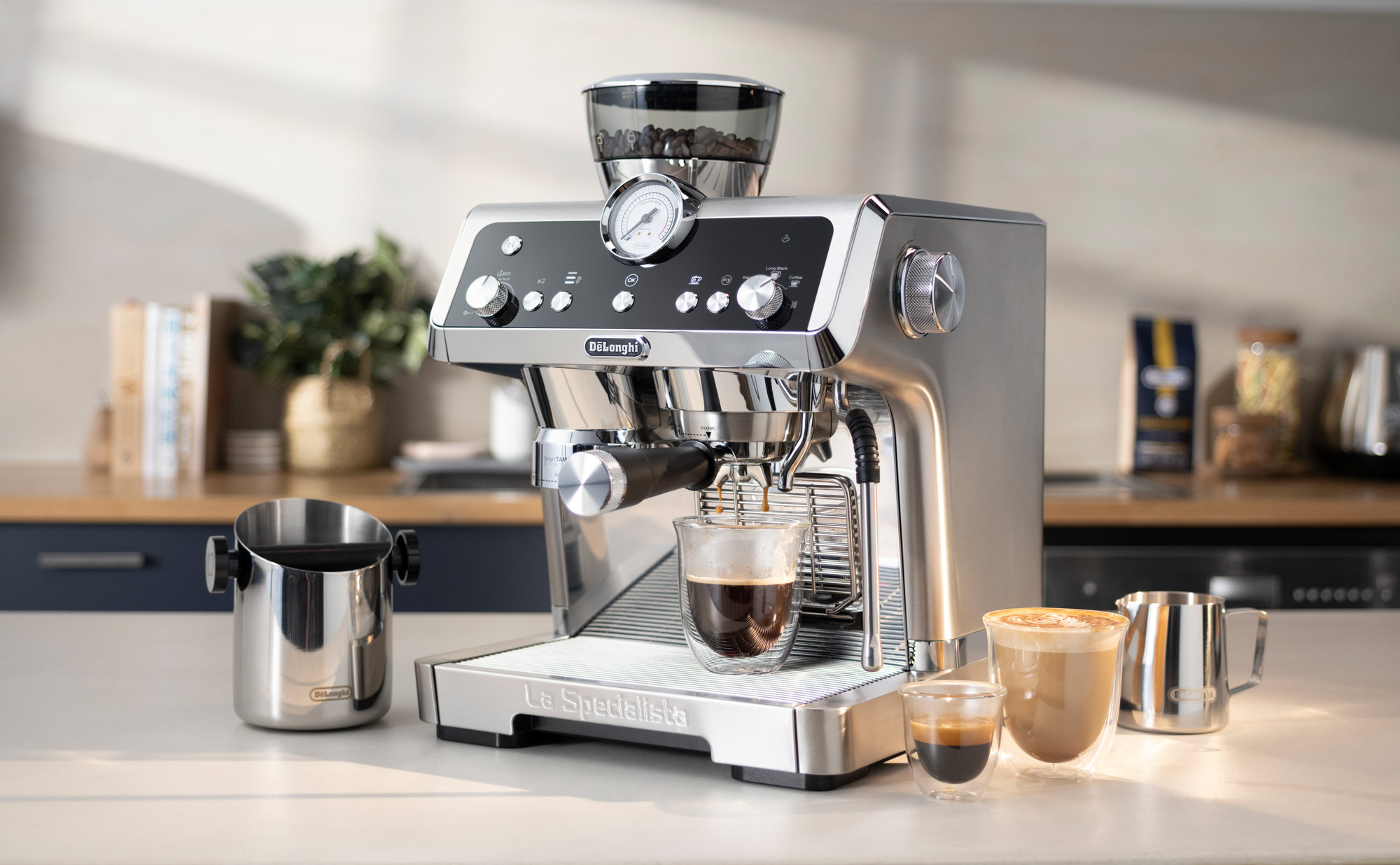 DeLonghi Dinamica Plus Titanium Coffee Machine