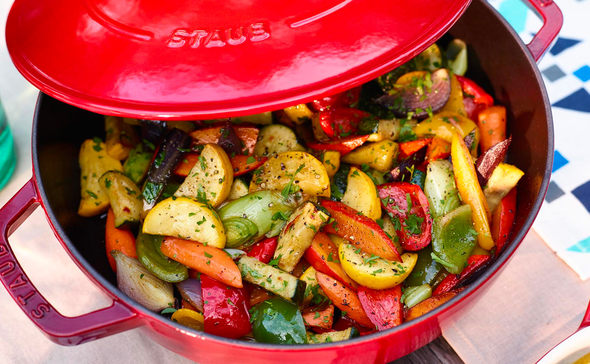 Sauteuse Staub Chistera en fonte 28 cm 