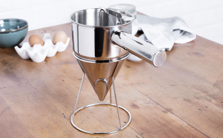 Entonnoir automatique à piston + support