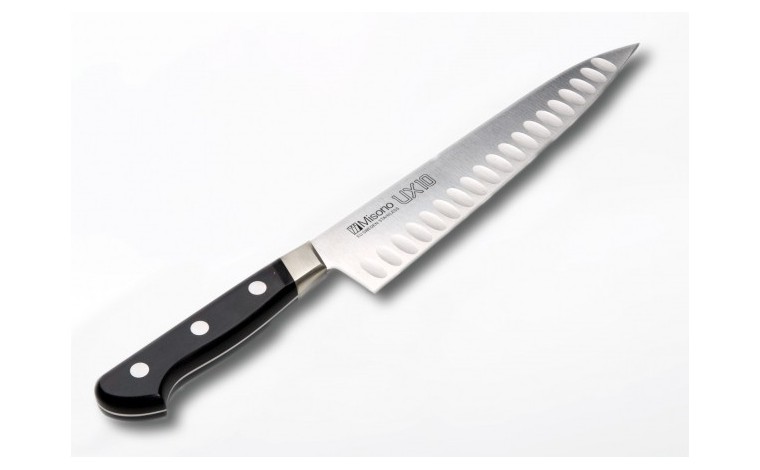 Couteau de Cuisine Japonais 762 - lame alvéolée 21 cm