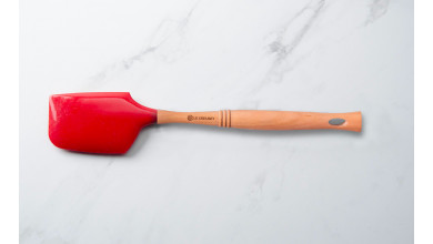 Grande spatule silicone Pro+ Rouge et Noir Le Creuset