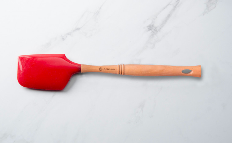 Grande spatule silicone Pro+ Rouge et Noir Le Creuset