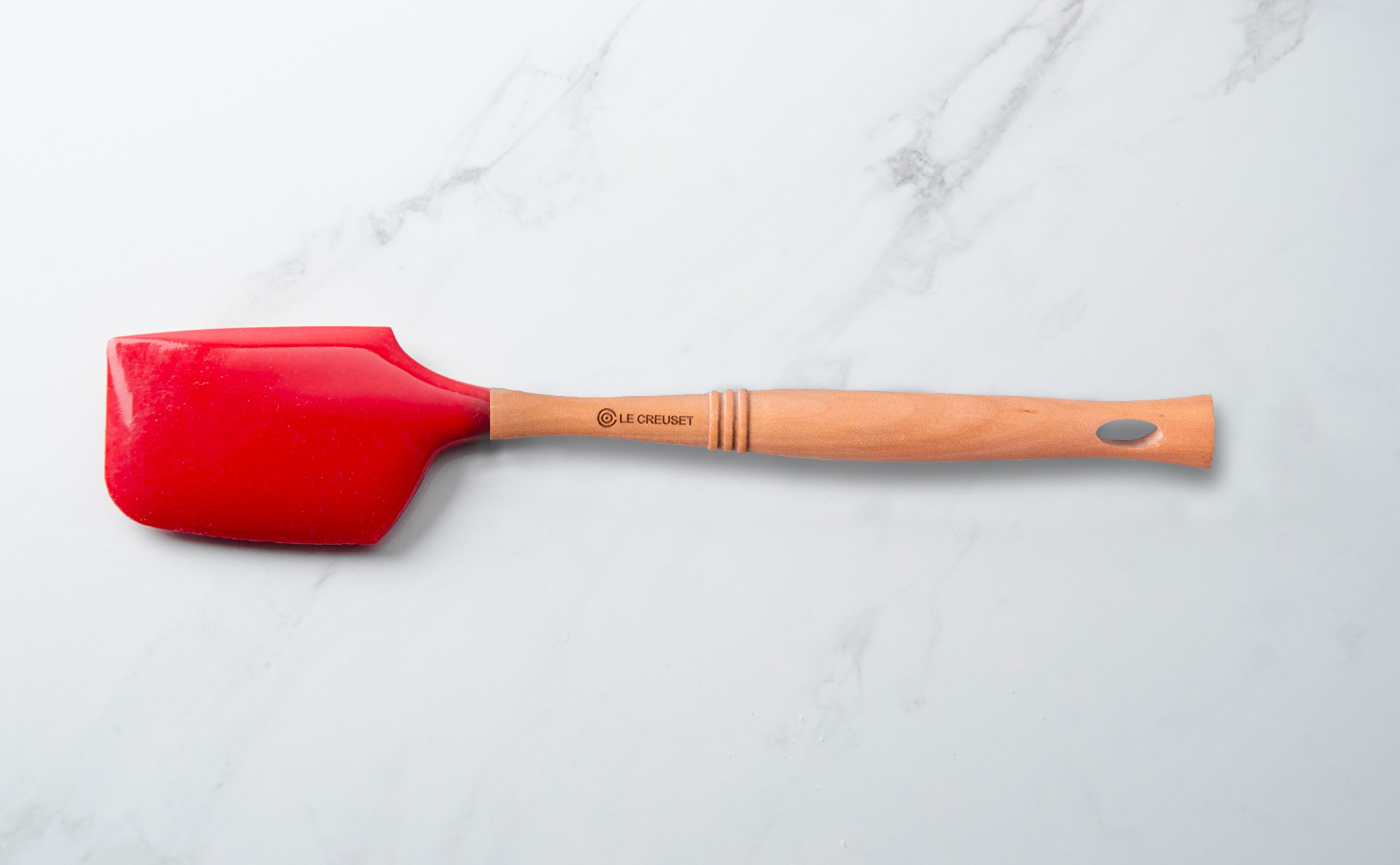 Spatule Le Creuset Silicone Pro grande, rouge  Achetez à prix avantageux  chez knivesandtools.be