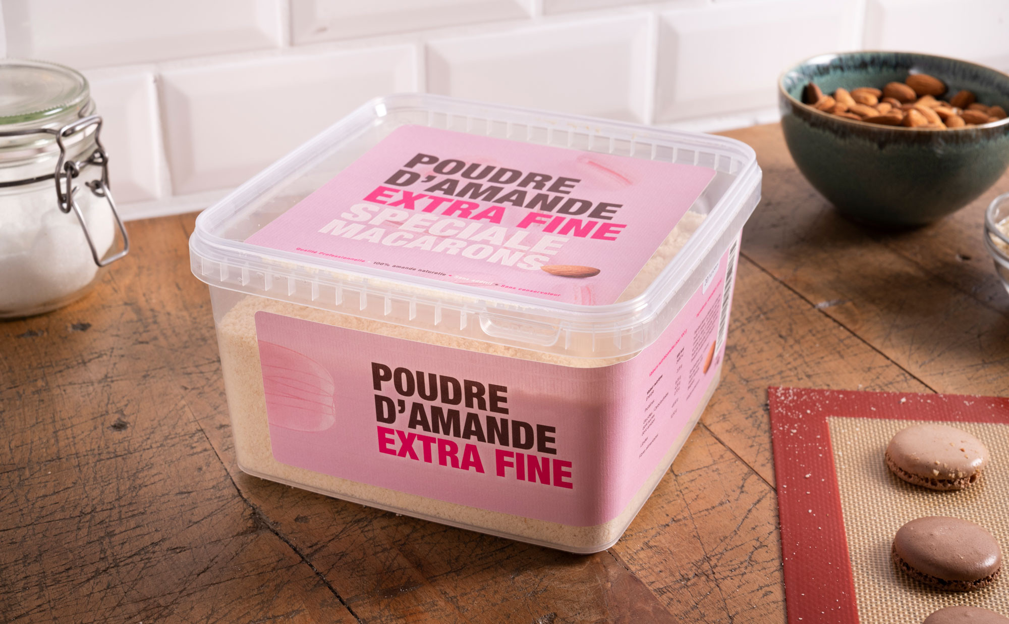 Amande poudre extra fine blanchie 1kg Aromashop