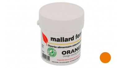 Colorant alimentaire Naturel orange - poudre lipodispersible 20gr