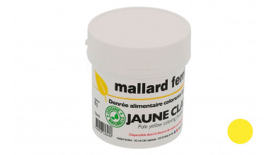 Colorant alimentaire Naturel jaune clair - poudre lipodispersible 20gr