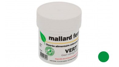 Colorant alimentaire Naturel vert - poudre lipodispersible 20gr