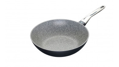 Wok en fonte d'aluminium 28cm