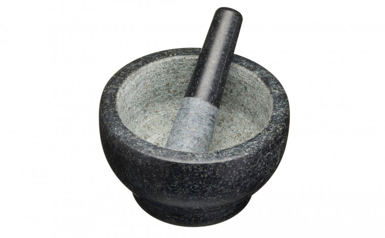 Mortier et pilon en granit 20 cm