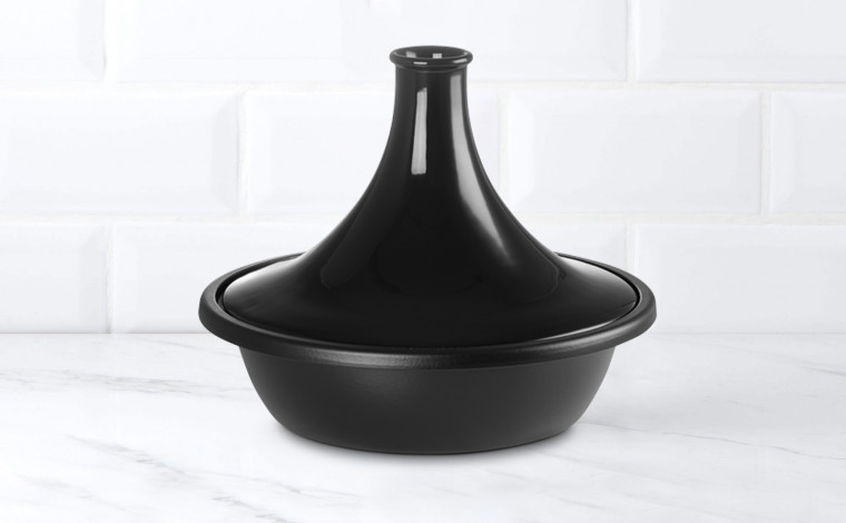 Tajine Le Creuset en fonte noir