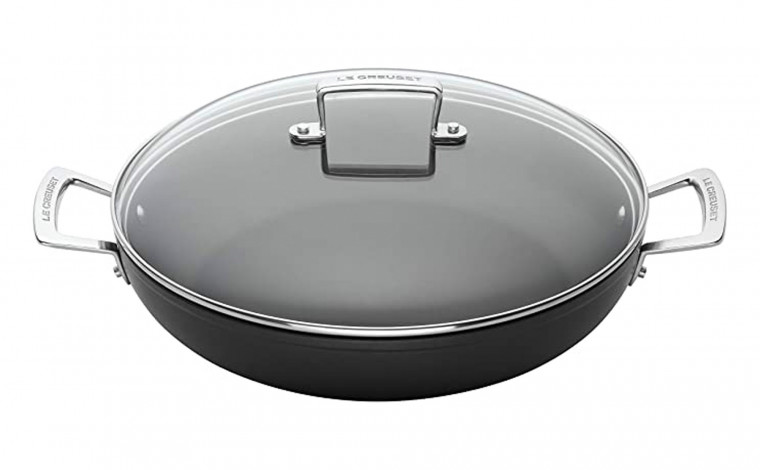 Sauteuse Provençale anti-adhérente 30 cm avec couvercle Le Creuset - Les Forgées