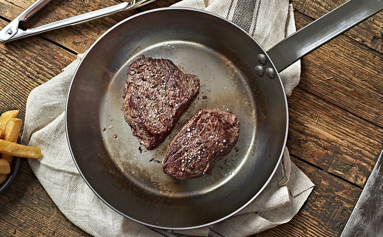 Poêle lyonnaise Carbone plus 36 cm De Buyer