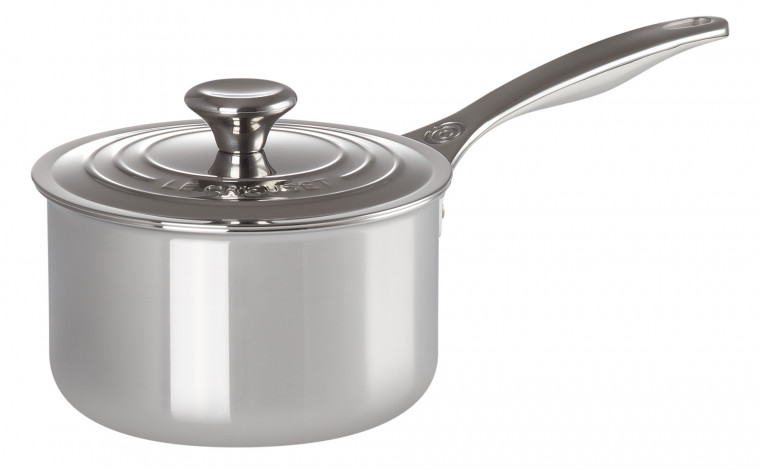 Casserole inox avec couvercle 16 cm Le Creuset Signature