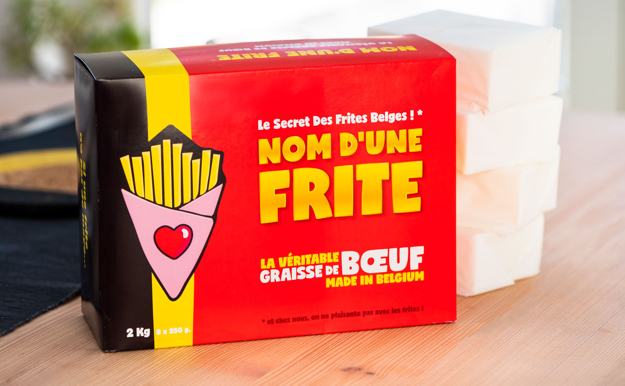 Graisse de boeuf "Nom d'une Frite" - 2 kilos - Colichef