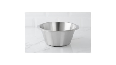 Bassine inox 20 cm fond plat - Bassine 20 cm