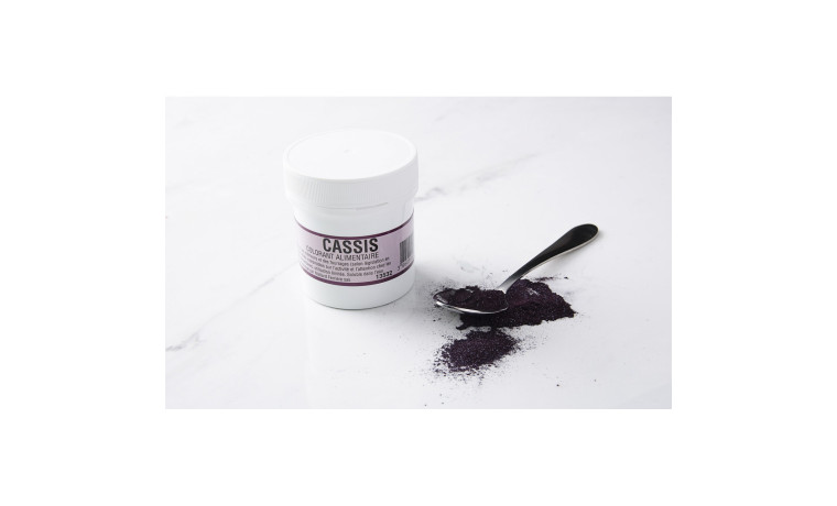 Colorant alimentaire en poudre Cassis 20gr - Le pot de 20gr